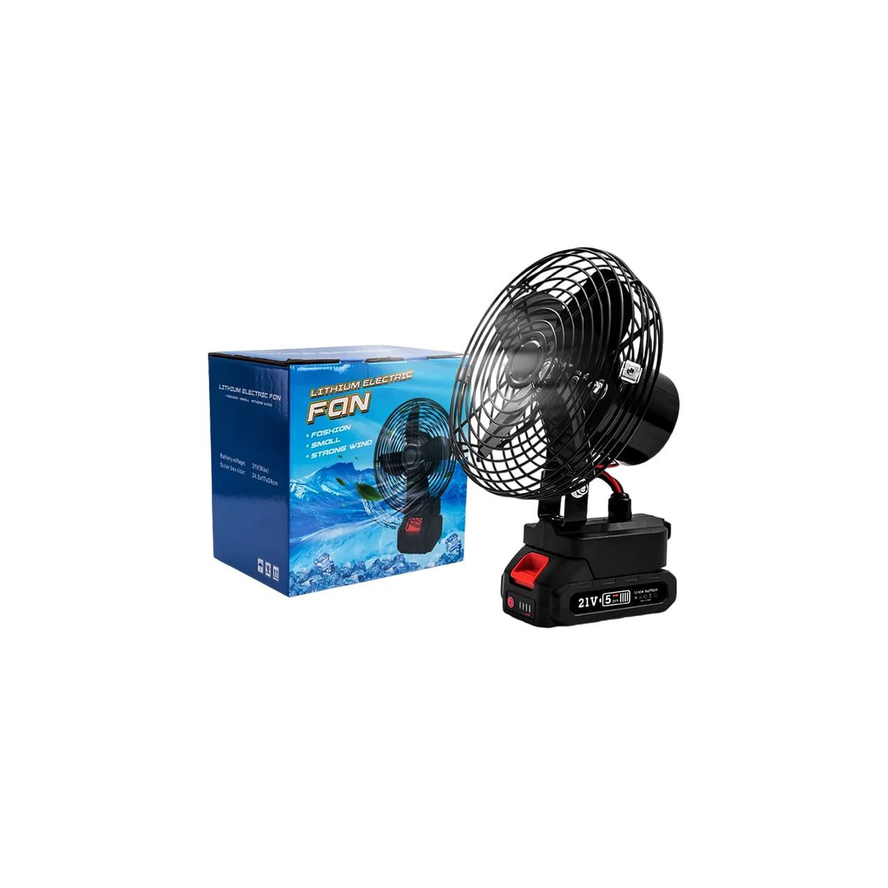 Lithium Electric Fan مروحة